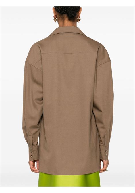 Sand beige V-neck shirt Philosophy Di Lorenzo Serafini - women PHILOSOPHY DI LORENZO SERAFINI | 020657270512